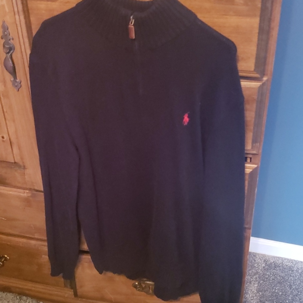 1/4 Zip Polo Sweater